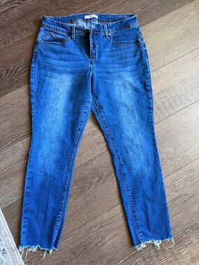 Royalty For Me Blue Ankle Slim Jeans
